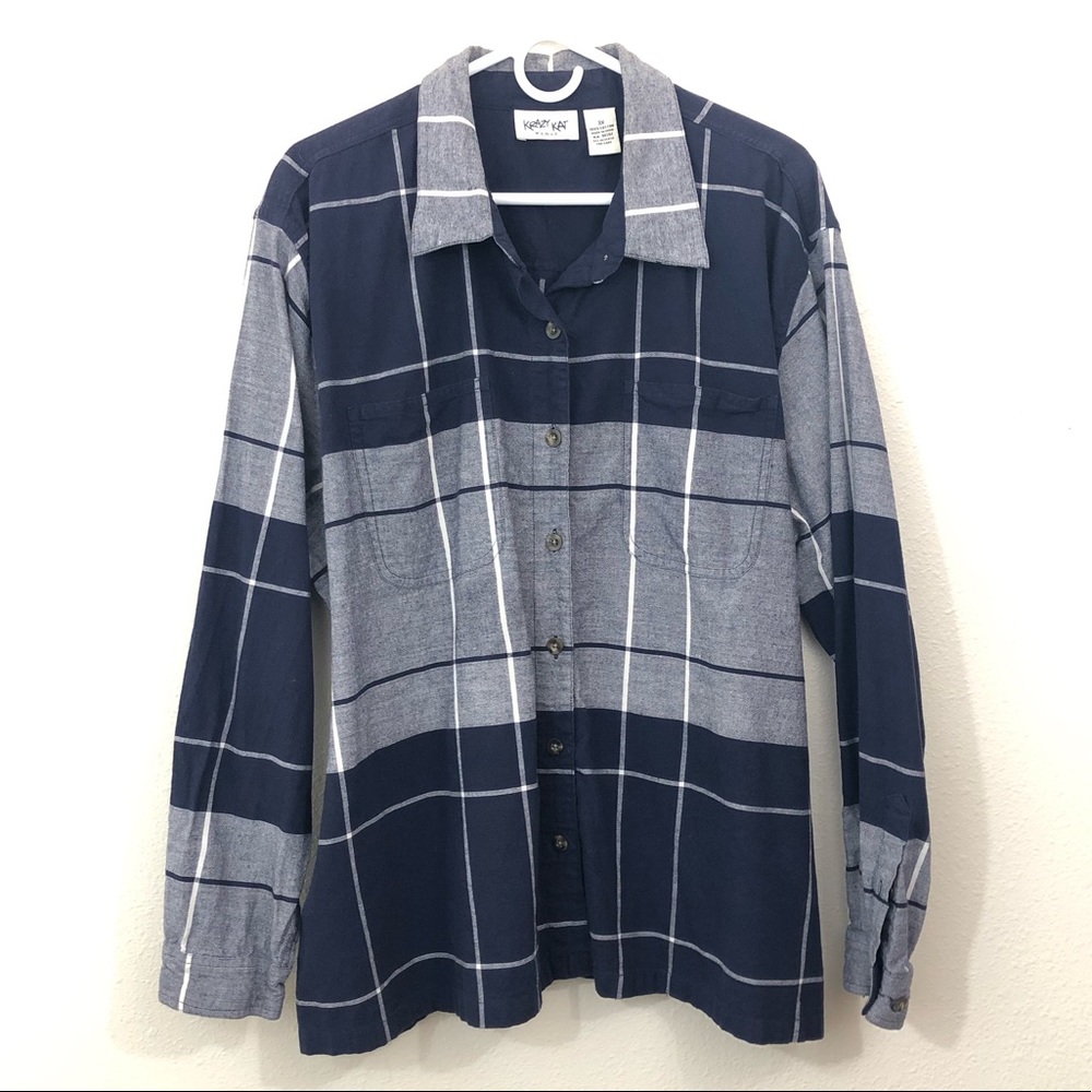 Krazy Kat woman  flannel shirt